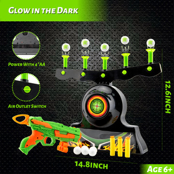 Astroshot Zero G Shooting Games for Kids - Nerf Compatible Floating Ball
